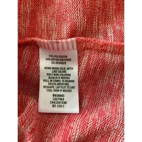 Caslon v-neck knit pullover top- M - Picture 4 of 4